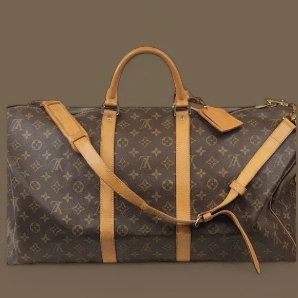 💫 LV Bandouliere 55 W/COA, LV Strap, LV Dust Bag & Luggage Tag! - Picture 8 of 16